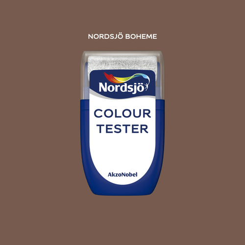 Colour tester i kulören Boheme