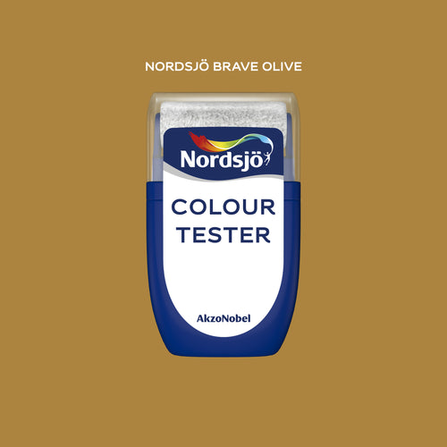 Colour tester i kulören Brave Olive