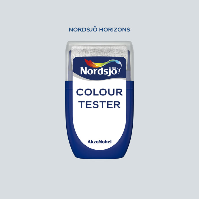 Colour tester i kulören Horizons
