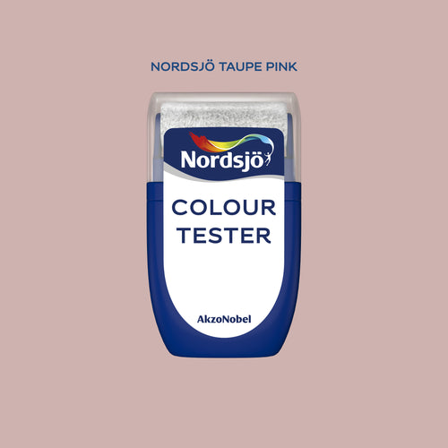Colour tester i kulören Taupe Pink