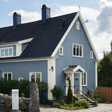 Ladd upp bild till Gallery Viewer, Utomhus färgprov i kulören Nordsjö Embracing Blue